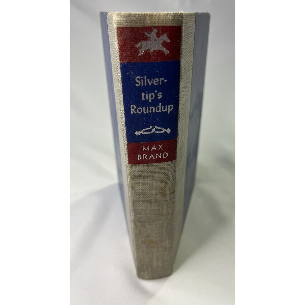 Vintage 1943 Silvertips Roundup By Max Brand Hardback Book